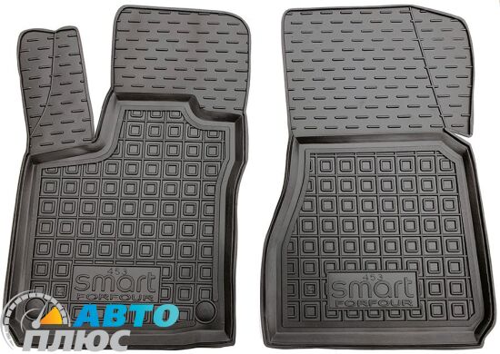 Передние коврики в автомобиль Smart Forfour 453 2014- (Avto-Gumm)