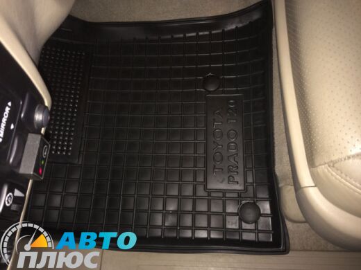 Водительский коврик в салон Toyota Land Cruiser Prado 120 2002- (Avto-Gumm)