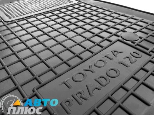 Водительский коврик в салон Toyota Land Cruiser Prado 120 2002- (Avto-Gumm)