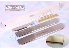 Накладки на пороги автомобиля Kia Sportage 3 2010- (Standart)