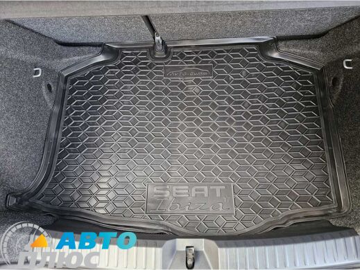 Автомобильный коврик в багажник Seat Ibiza 2018- Hatchback (AVTO-Gumm)