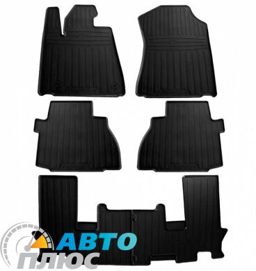 Резиновые коврики в салон Toyota Sequoia 2 2008- 6 шт. (Stingray)