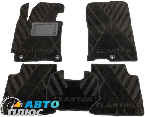 Композитные коврики в салон Hyundai Elantra 2011- (MD) (X) AVTO-Tex