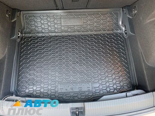 Автомобільний килимок в багажник Volkswagen T-Roc 2017- (нижня полиця) (Avto-Gumm)