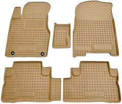 Автомобильные коврики в салон Honda CR-V 2006-2012 бежевые (AVTO-Gumm)