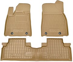 Автомобильные коврики в салон Lexus RX 350 2010- (Канада) бежевые (AVTO-Gumm)