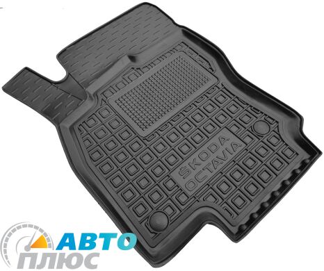 Водительский коврик в салон Skoda Octavia A7 2013- (Avto-Gumm)