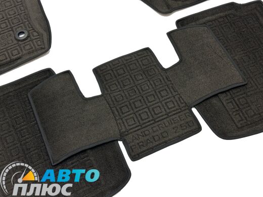 Гибридные коврики в салон Toyota Land Cruiser Prado (j250) 2024- (AVTO-Gumm)