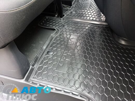 Автомобильные коврики в салон Renault Trafic 3 16-/Opel Vivaro 15- 1+1 (передние) (AVTO-Gumm)