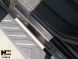 Накладки на пороги Nissan Pathfinder 2004- (Premium)