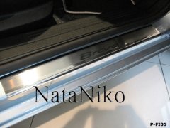 Накладки на пороги Fiat Bravo 2 2007- (Premium)