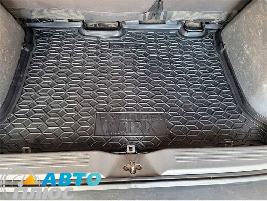 Автомобильный коврик в багажник Hyundai Matrix 2001-2010 (AVTO-Gumm)
