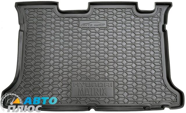 Автомобильный коврик в багажник Hyundai Matrix 2001-2010 (AVTO-Gumm)