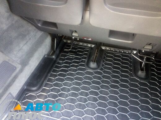 Автомобильный коврик в багажник Mercedes Viano (W639) 2007- Long (Avto-Gumm)