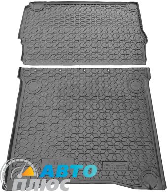 Автомобильный коврик в багажник Fiat Doblo 2023- Cargo (AVTO-Gumm)