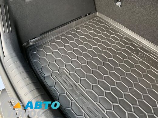 Автомобильный коврик в багажник Kia Stonic 2017- (верхняя полка) (Avto-Gumm)
