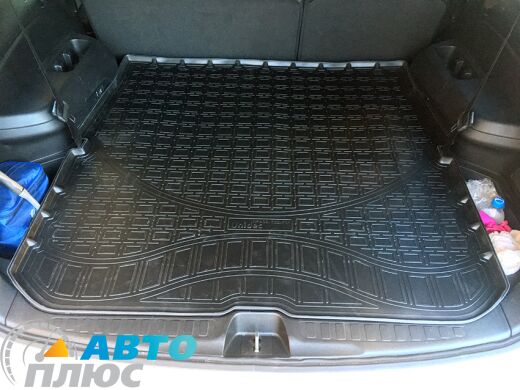 Полиуретановый коврик в багажник Honda Pilot 2015- удлиненный (NorPlast)