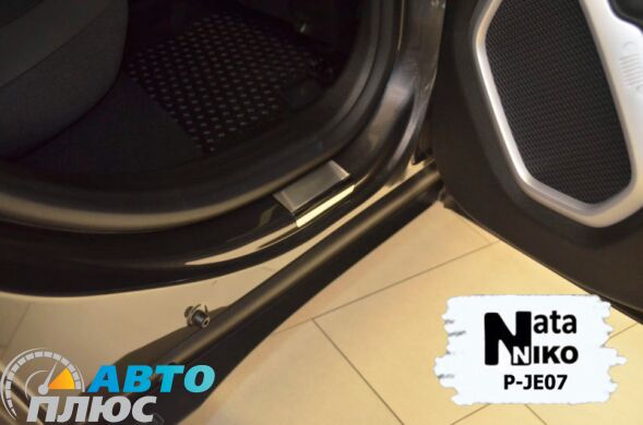 Накладки на пороги Jeep Renegade 2015- (Premium)