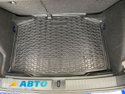 Автомобильный коврик в багажник Skoda Kamiq 2020- (AVTO-Gumm)