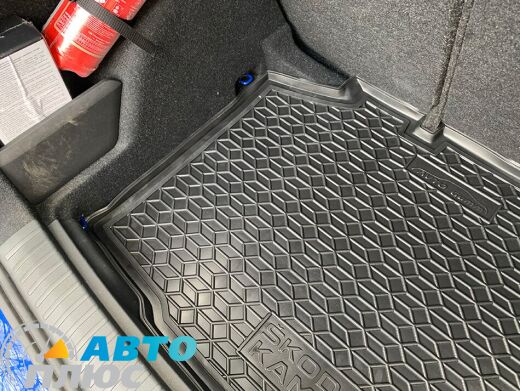 Автомобильный коврик в багажник Skoda Kamiq 2020- (AVTO-Gumm)
