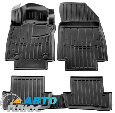 3D Коврики в салон автомобиля Renault Clio 4 2012- (Stingray)