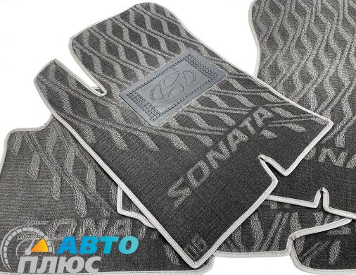 Композитные коврики в салон Hyundai Sonata NF/6 2005- (V) серые AVTO-Tex