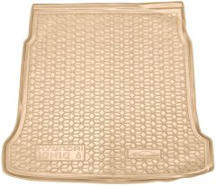 Автомобильный коврик в багажник Hyundai Ioniq 6 2022- бежевый (AVTO-Gumm)