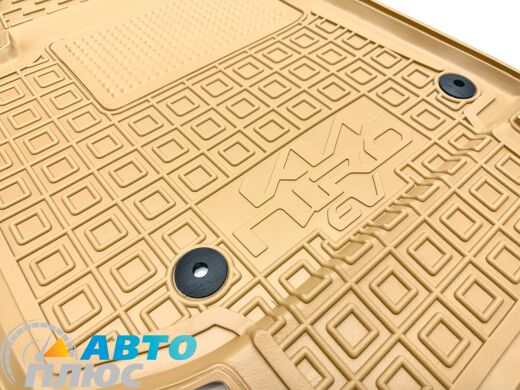 Автомобильные коврики в салон Kia Niro 2022- EV бежевые (AVTO-Gumm)