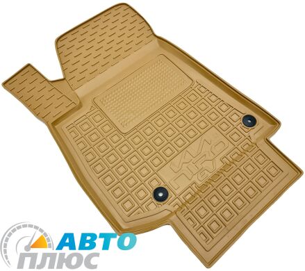 Автомобильные коврики в салон Kia Niro 2022- EV бежевые (AVTO-Gumm)