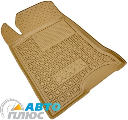 Автомобильные коврики в салон Renault Laguna 2 2001-2007 бежевые (AVTO-Gumm)