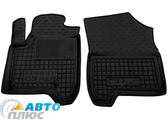 Передние коврики в автомобиль Citroen C3 Picasso 2009- (Avto-Gumm)