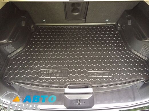 Автомобильный коврик в багажник Nissan X-Trail (T32) 2014-2017 (Avto-Gumm)