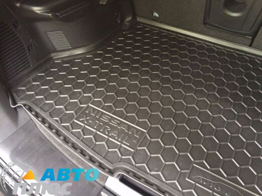 Автомобильный коврик в багажник Nissan X-Trail (T32) 2014-2017 (Avto-Gumm)
