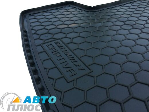 Автомобильный коврик в багажник Chevrolet Captiva 06-/12- 7 мест (Avto-Gumm)