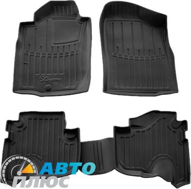3D Килимки в салон автомобіля Toyota Land Cruiser Prado (90) 1996-2002 (3 двері) (Stingray)