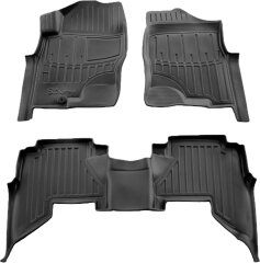 3D Коврики в салон автомобиля Nissan Pathfinder (R51) 2005-2010 (Stingray)