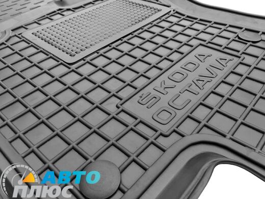 Водительский коврик в салон Skoda Octavia A7 2013- (Avto-Gumm)