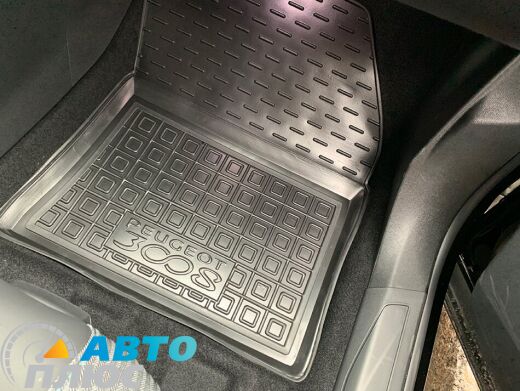 Автомобільні килимки в салон Peugeot 3008 2017- (Avto-Gumm)