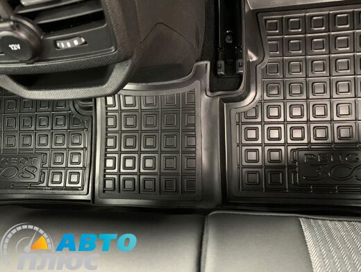Автомобільні килимки в салон Peugeot 3008 2017- (Avto-Gumm)