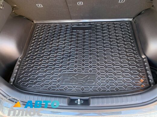 Автомобильный коврик в багажник Kia Niro 2022- EV/Hybrid верхняя полка (AVTO-Gumm)