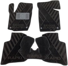 Композитные коврики в салон Skoda Rapid 2013- (X) AVTO-Tex