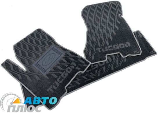 Композитные коврики в салон Hyundai Tucson 2004- (V) серые AVTO-Tex