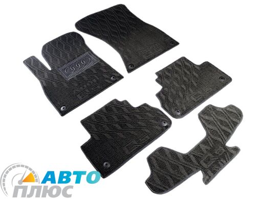 Композитні килимки в салон Audi Q5 2017- (V) чорні AVTO-Tex