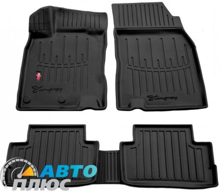 3D Коврики в салон автомобиля Nissan Qashqai 2014- (Stingray)