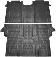 Автомобильные коврики в салон Hyundai Staria 2021- 2-3 ряд 7 мест (Avto-Gumm)