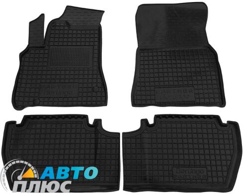 Автомобильные коврики в салон Citroen Berlingo 08-/Peugeot Partner 08- с подлокотником (Avto-Gumm)