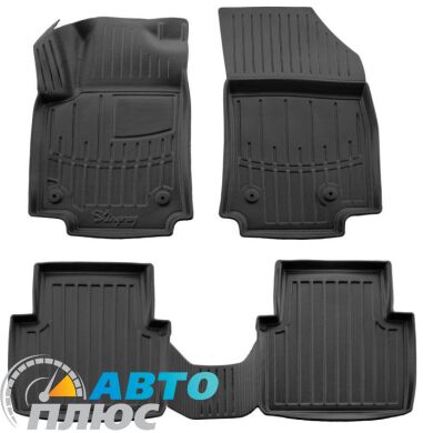 3D Килимки в салон автомобіля Citroen C3 Aircross 2017-/Opel Crossland X 2019- (Stingray)