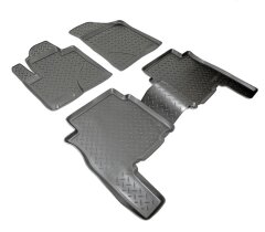 Полиуретановые коврики в салон Hyundai Santa Fe 2010-2012 (NorPlast)