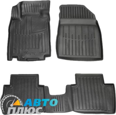 3D Коврики в салон автомобиля Nissan Tiida 2004-2011 (Stingray)