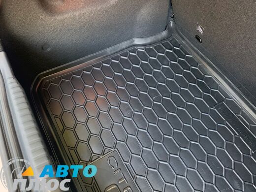 Автомобильный коврик в багажник Citroen C3 2017- (Avto-Gumm)